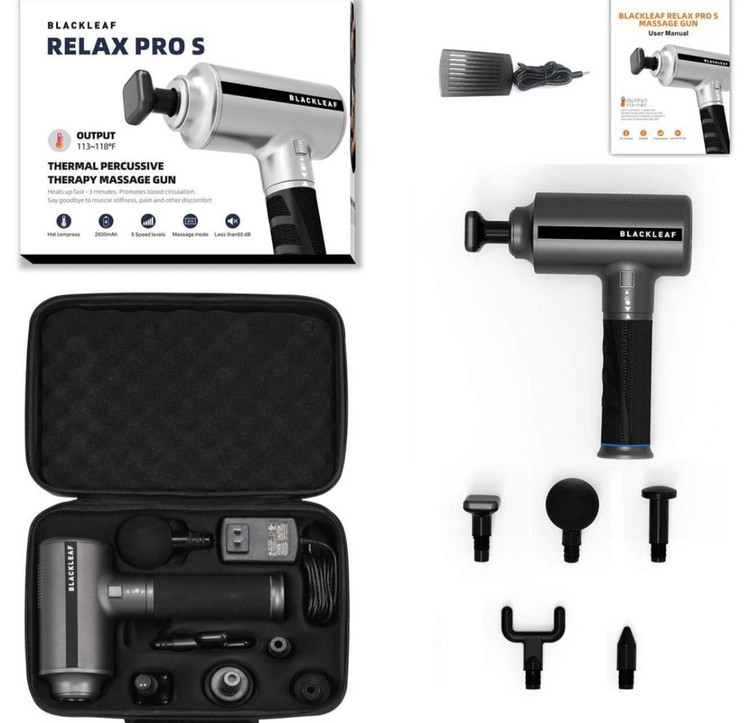 ماساژور تفنگی حرارتی Blackleaf RELAX PRO S Heated