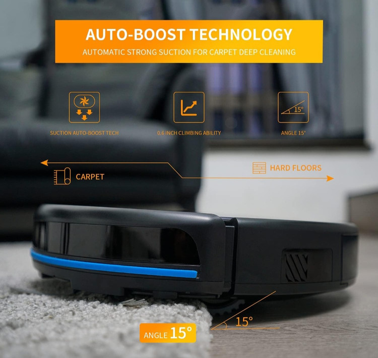 جارو برقی رباتیک Experobot هوشمند جارو شارژی